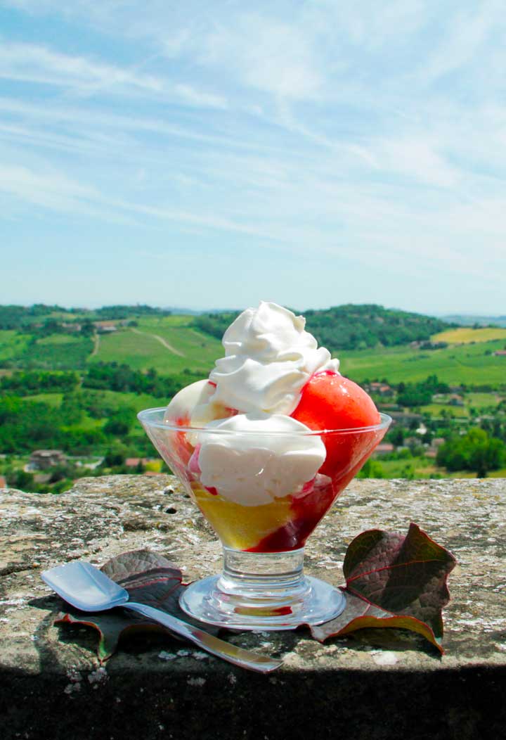Il gelato al castello
